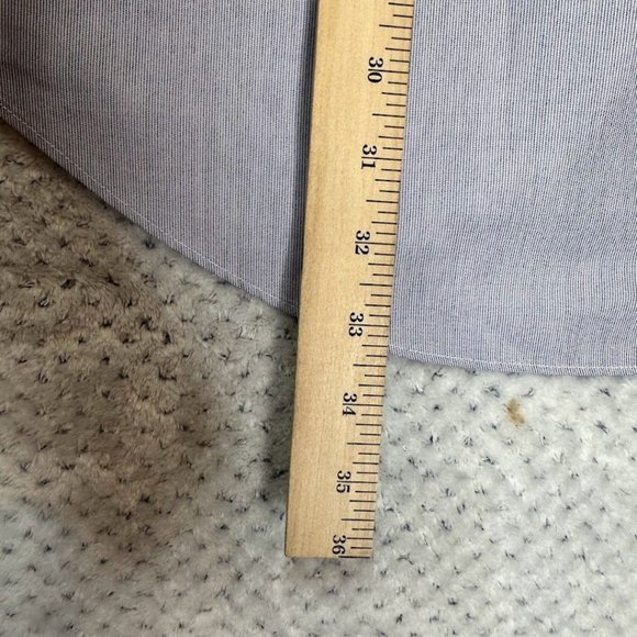 Charles Tyrwhitt Button Down Shirt Mens 16.5 35 Blue White Dress Work Shirt Tux - Picture 8 of 12